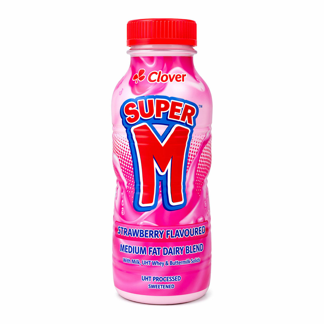 Clover Super M - Meduim Fat Strawberry Milk - 300ml