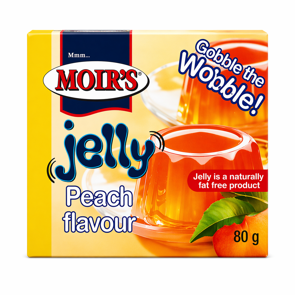 Moir's Peach Jelly 80g