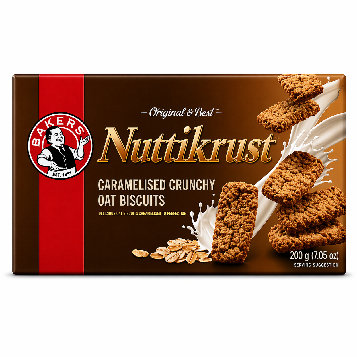 Bakers Nuttikrust - 200g