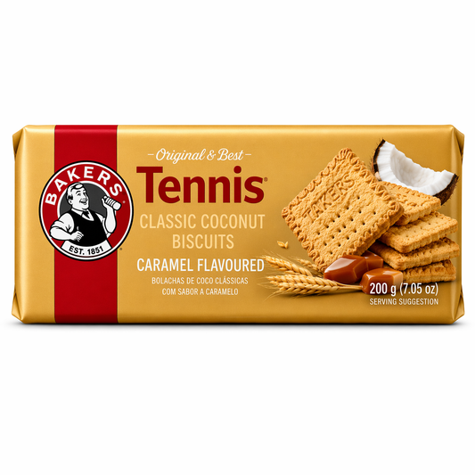 Bakers Tennis - Caramel Flavoured - 200g